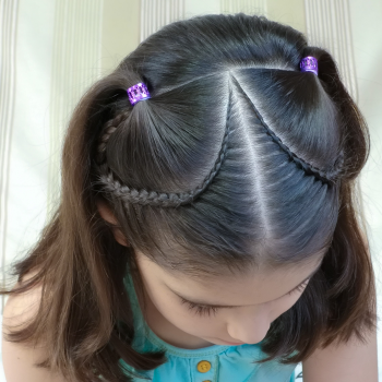 Trenzas peinado Infantiles